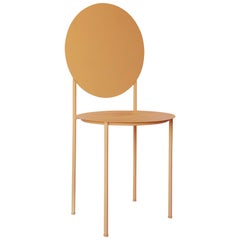 Sedia minimalista La Prima in metallo