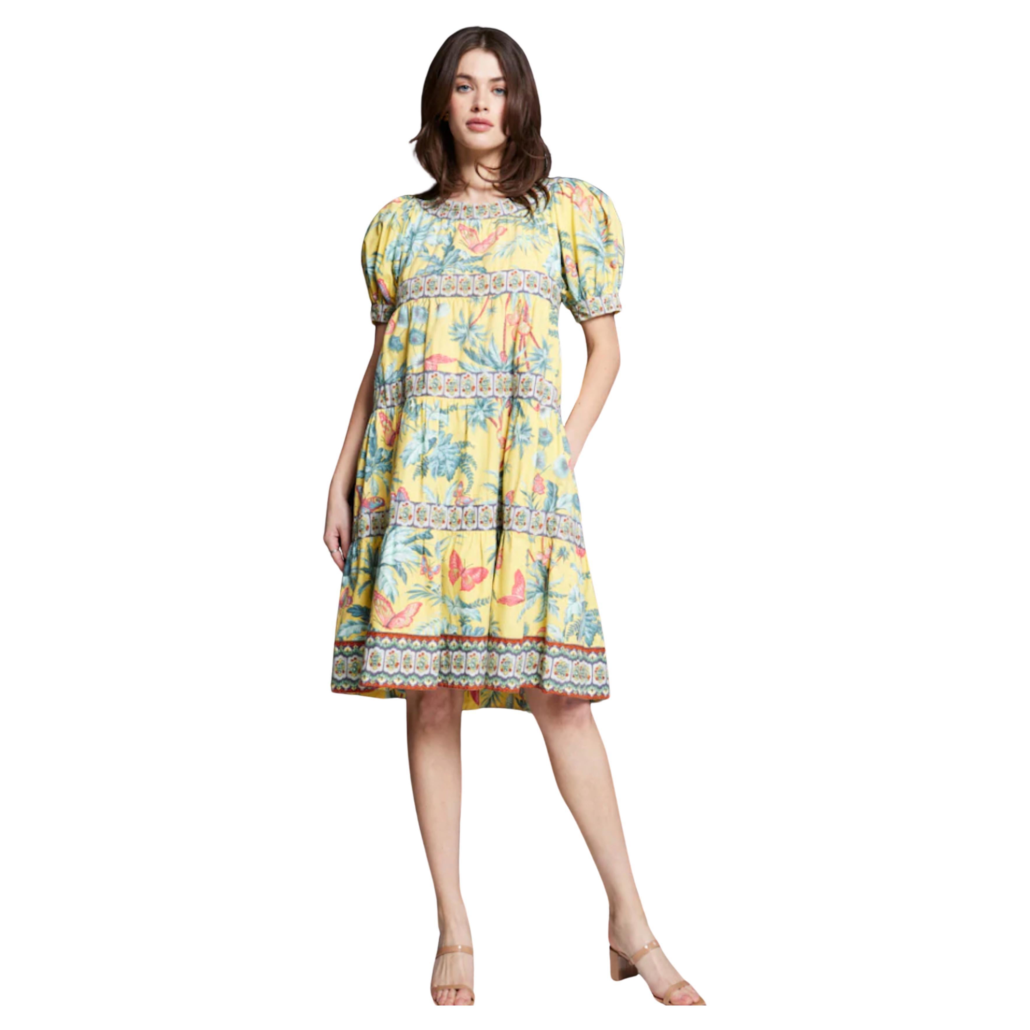 La Provence De Pierre Deux 1970's Dress For Sale