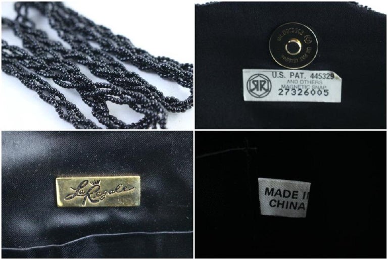 Women's  La Regale LTD.  Black Beaded ANTIQUE Evening Purse - clothing &  accessories - by owner - apparel sale 