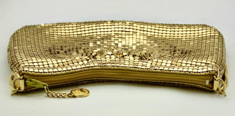 La Regale LTD Made in China. Gold Beaded Purse/clutch 