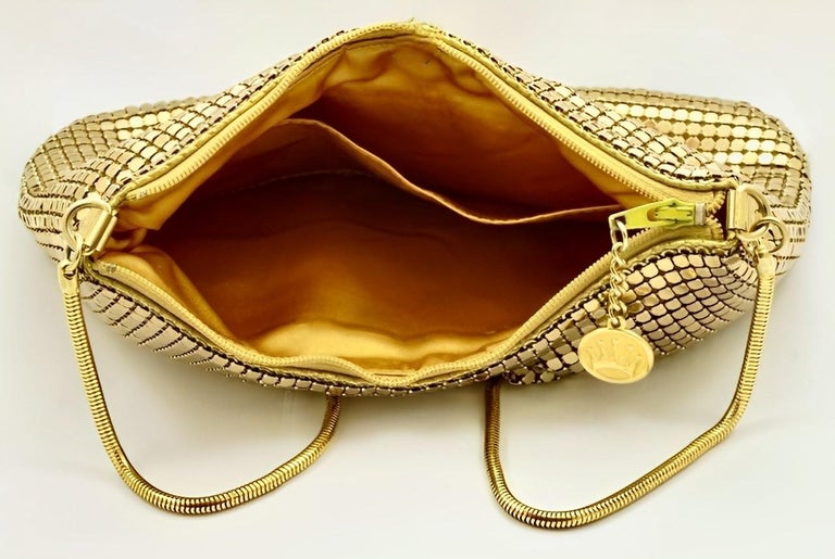 La Regale Ltd Gold Beaded Purse Hand Bag