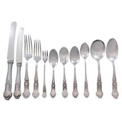 Vintage La Rochelle by International Sterling Silver Flatware Set Service 137 pc Dinner