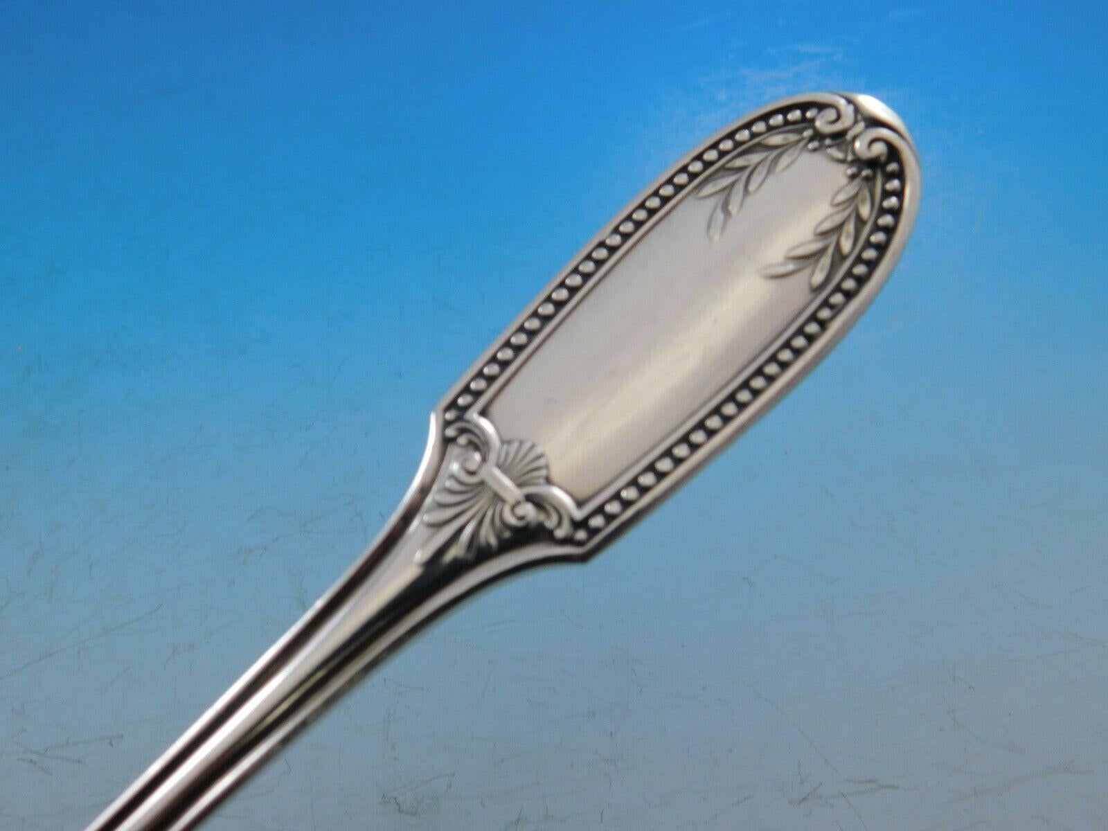 Français Service de couverts en argent sterling français 62 pièces La Rochelle par Tetard Frères en vente