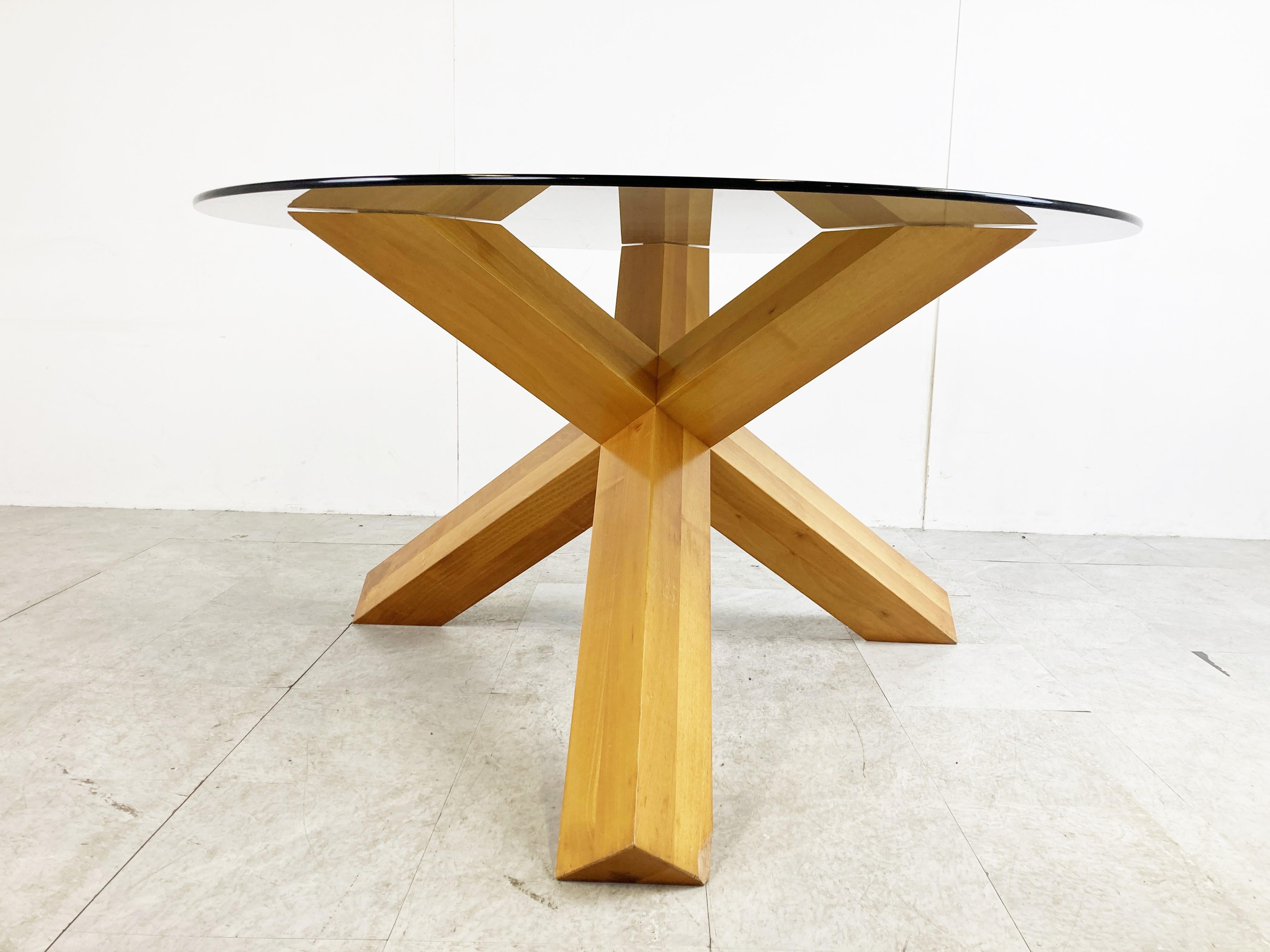 La Rotonda Dining Table by Mario Bellini, 1970s In Good Condition For Sale In HEVERLEE, BE