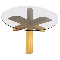 Mesa de comedor La Rotonda de Mario Bellini, años 70