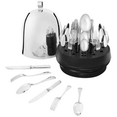 La Ruche Malmaison by Christofle Silver Plated 38-pc Flatware set 6 in case New