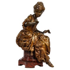 "La Rupture", a 19th Century Bronze Figure by Ernest-Eugène Hiolle (1834 - 1886)
