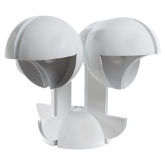 La Ruspa par Gae Aulenti, grande lampe de bureau à 4 bras, Martinelli Luce