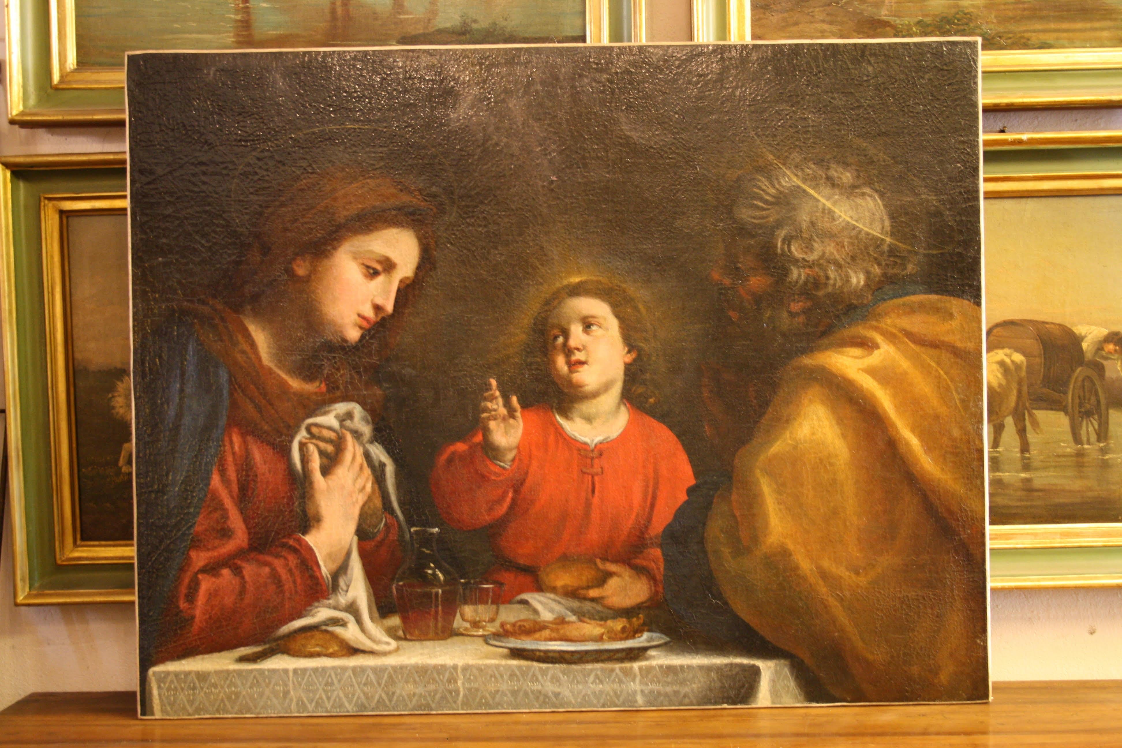 La Sacra Familia, 18th Century, La Sacra Familia Dolci, School of Florence  For Sale 2