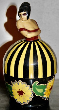 La Salamandra Roma Figural Art Deco Container