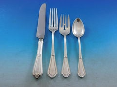 La Salle by Dominick and Haff Sterling Silver Flatware Set 43 Pcs M Monogram