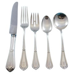 La Salle by Dominick and Haff Sterling Silver Flatware Set 43 Pcs M Monogram