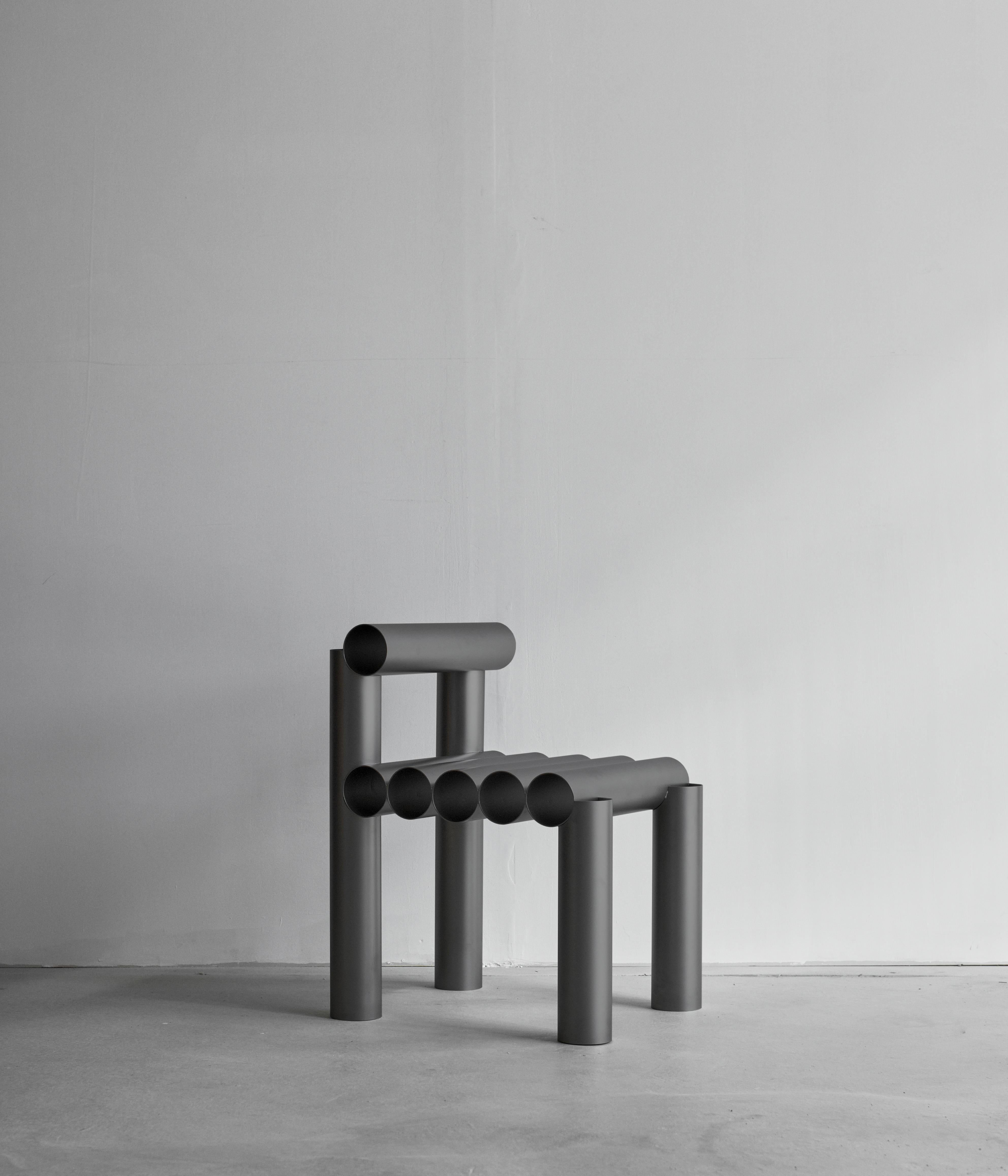 Brutalist La Santa María Chair Black For Sale