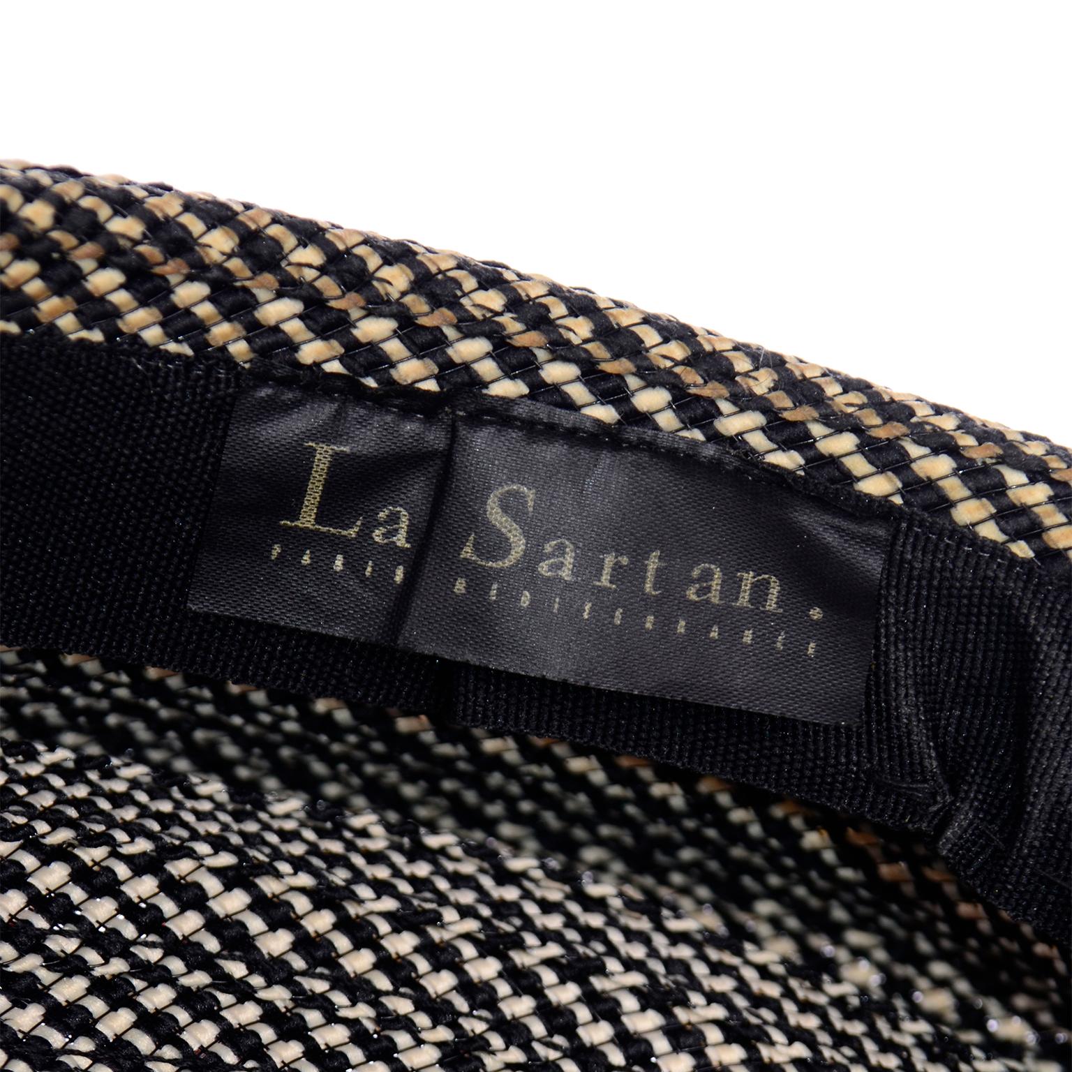 La Sartan Black & White Vintage French Beret Hat 1