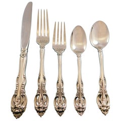 La Scala by Gorham, Besteckset aus Sterlingsilber für 12 Personen, 60 Teile