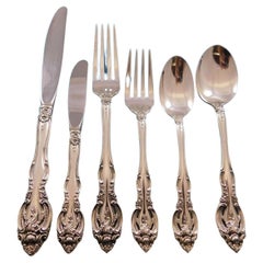 La Scala by Gorham Sterling Silver Flatware Service for 12 Set 79 Pieces
