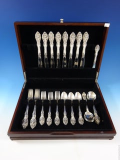 La Scala by Gorham Sterling Silver Flatware Service For 8 Set 41 Pieces
