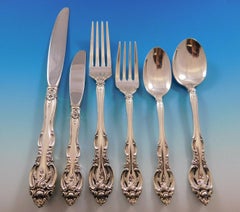 La Scala by Gorham Sterling Silver Flatware Service for Eight Set 51 Pieces