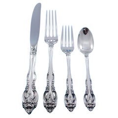 Set di posate La Scala by Gorham in argento Sterling Servizio di 51 pezzi per la cena