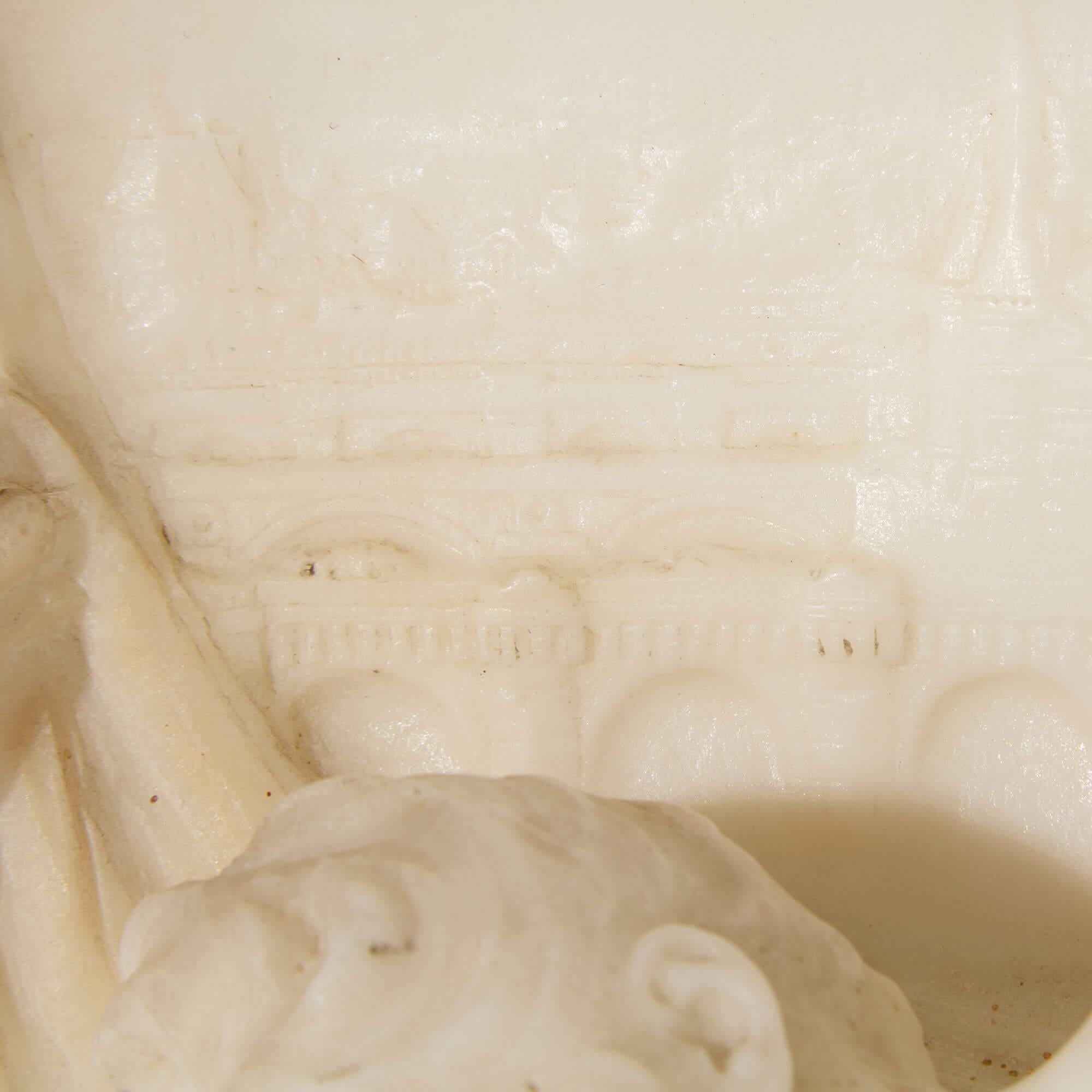 ‘La Seine’, Antique French Marble Figural Sculpture by Denys Pierre Puech In Good Condition For Sale In London, GB