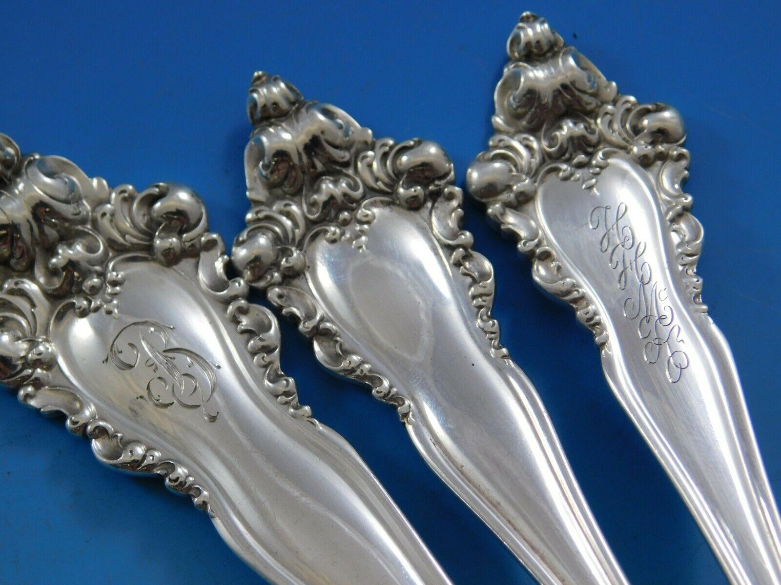 La Splendide by Reed & Barton Sterling Silver Flatware Service Set 123 Pc Dinner In Excellent Condition For Sale In Big Bend, WI