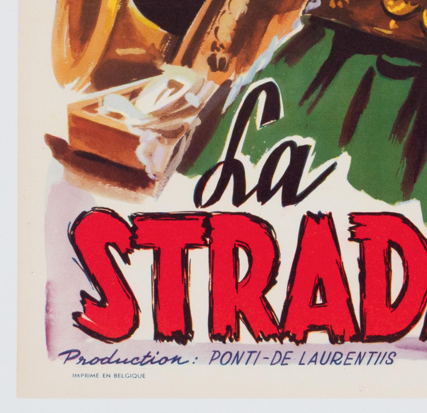 La Strada 1955 Belgian Film Poster For Sale 2