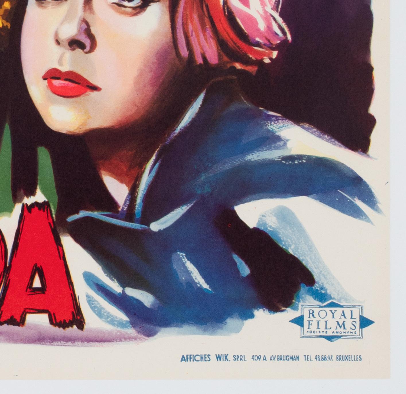 La Strada 1955 Belgian Film Poster For Sale 3