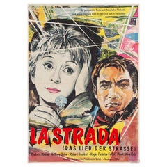 La Strada 1956 German A1 Film Poster