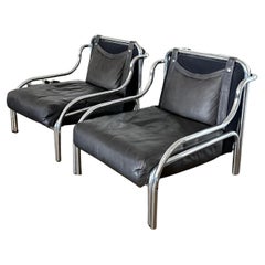 "La Stringa" by Gae Aulenti for Poltronova Sofa of Two Armchairs 1960s