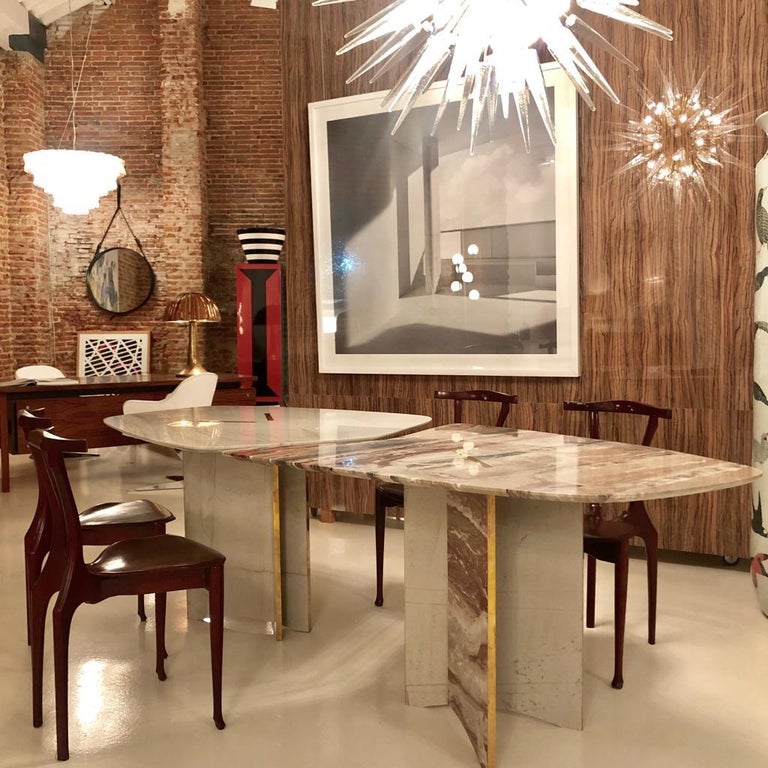 L.A. Studio Modern Marble Italian Table For Sale at 1stDibs