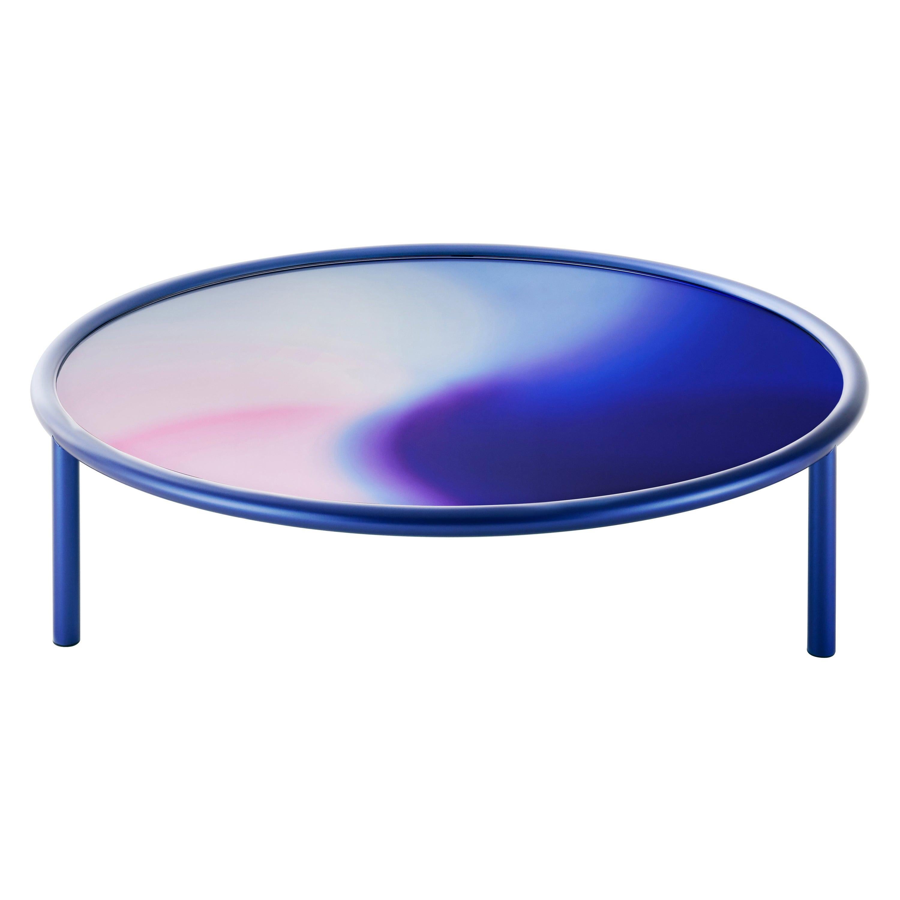 L.A. SUNSET Midnight Blue Table, by Patricia Urquiola, Glas Italia IN STOCK For Sale