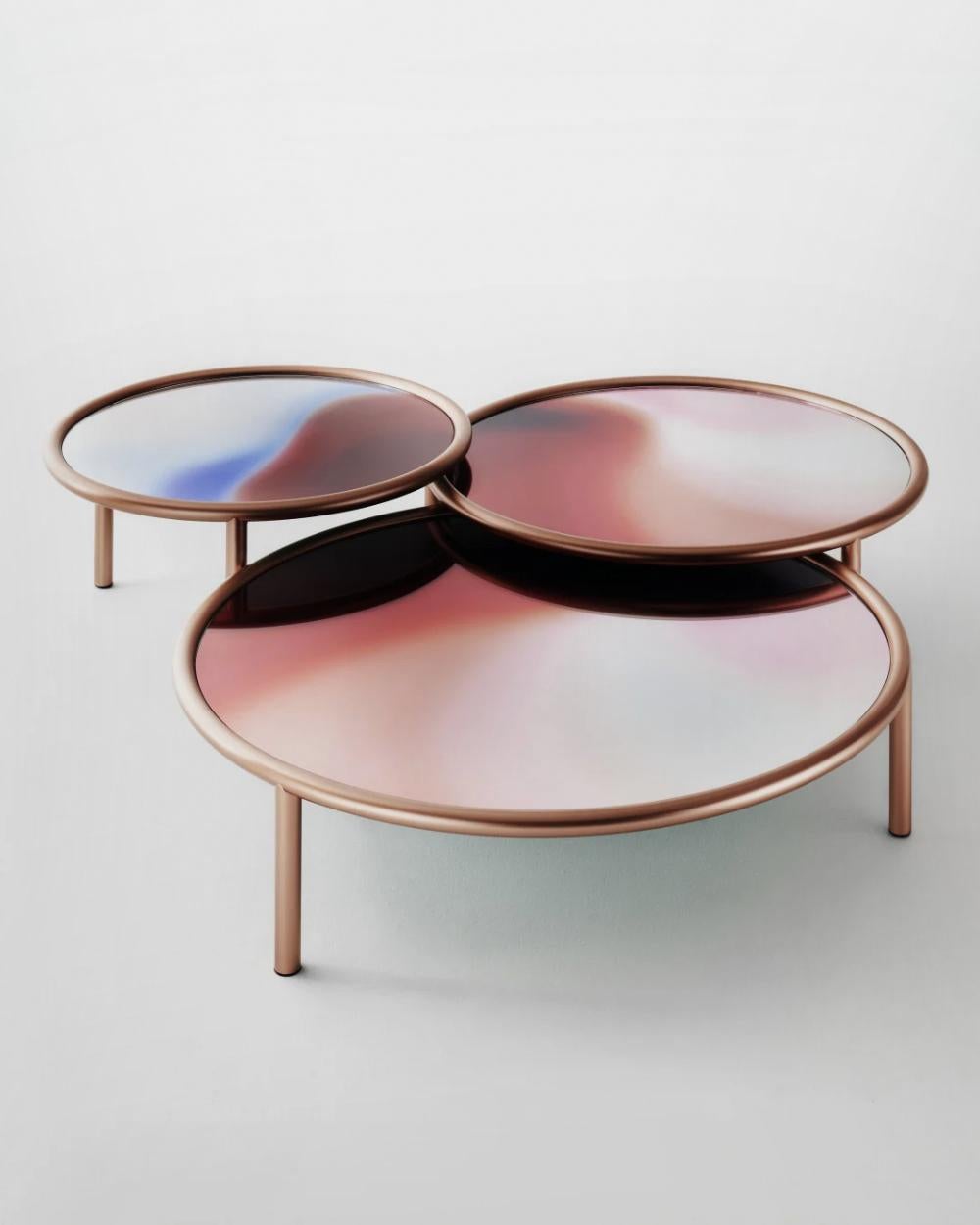 XXIe siècle et contemporain Table bleu nuit L.A. Sunset de Patricia Urquiola, Glas Italia en stock en vente