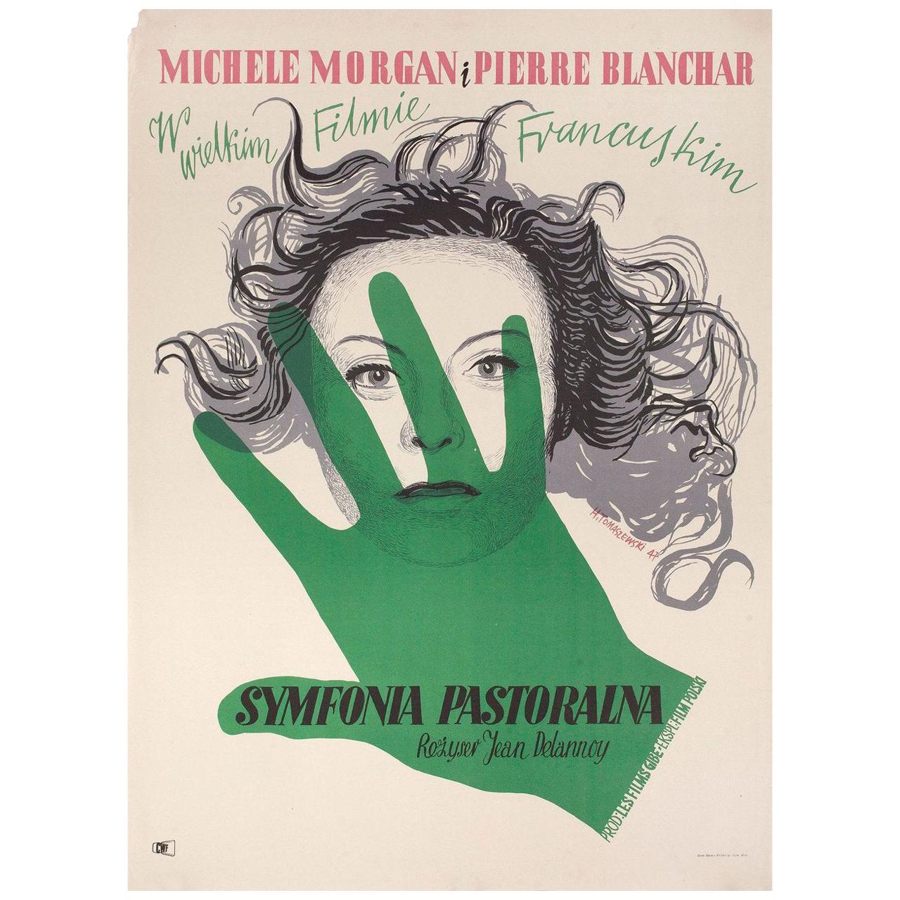 La Symphonie Pastorale R1957 Polish A1 Film Poster