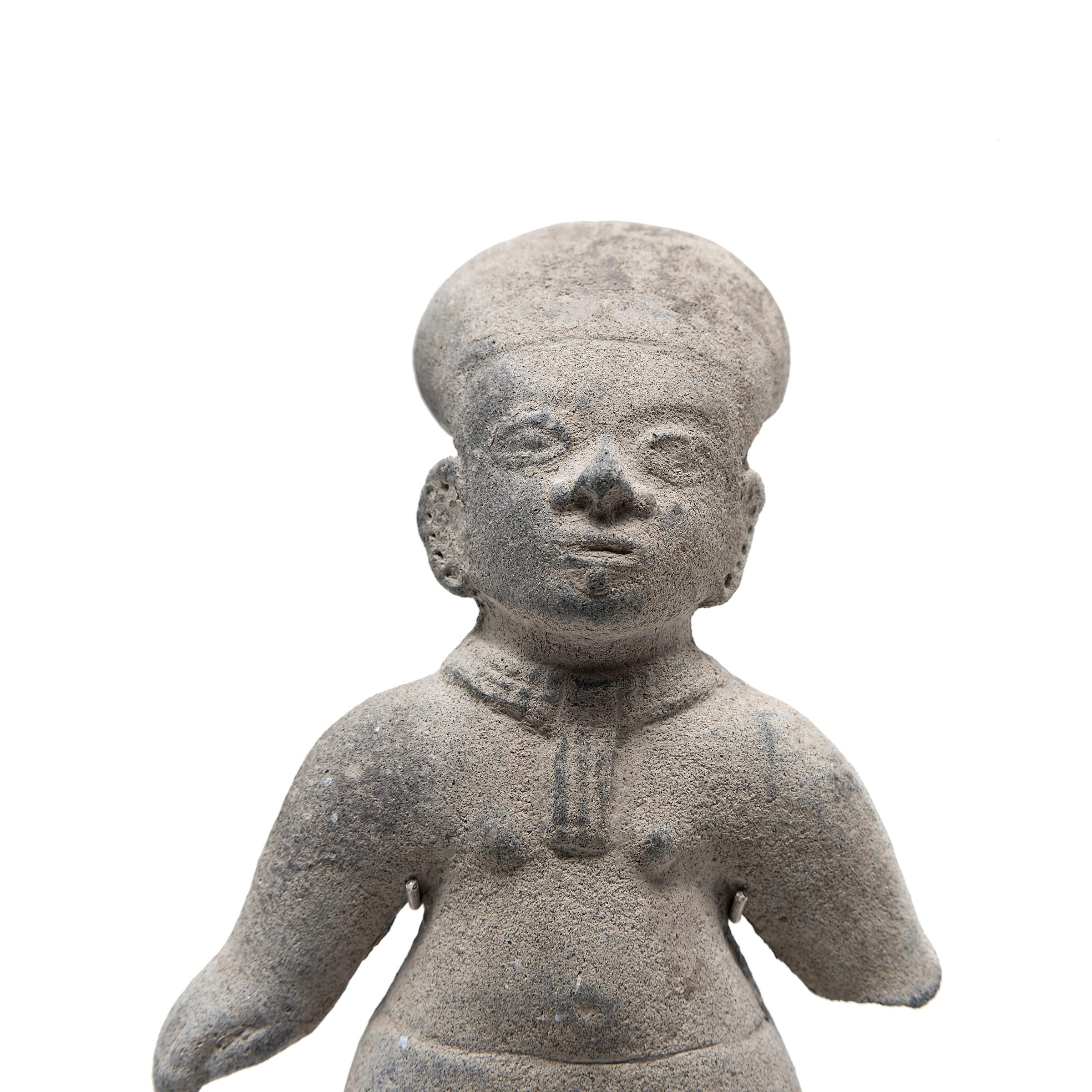 18th Century and Earlier La Tolita-Tumaco Standing Female Figure For Sale