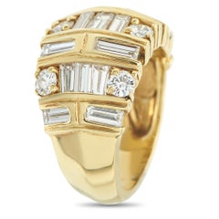 La Triomphe 18K Yellow Gold 3.33ct Diamond Ring LT30-112125