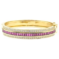 La Triomphe Ruby & Diamond Bracelet in 18k
