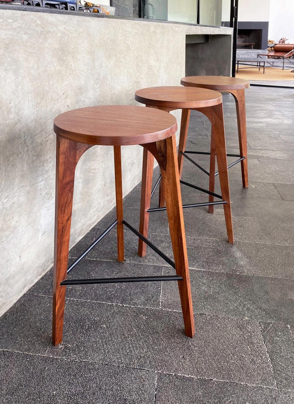 Tripie is a contemporary stool design made of solid Tzalam wood and steel structure, in size 35 x 64 cm.



Tripie is available in multiple dimensions and materials:

Types of wood: Solid Spring Wood / Parota / Tzalam / Ash / Oak / Walnut /
