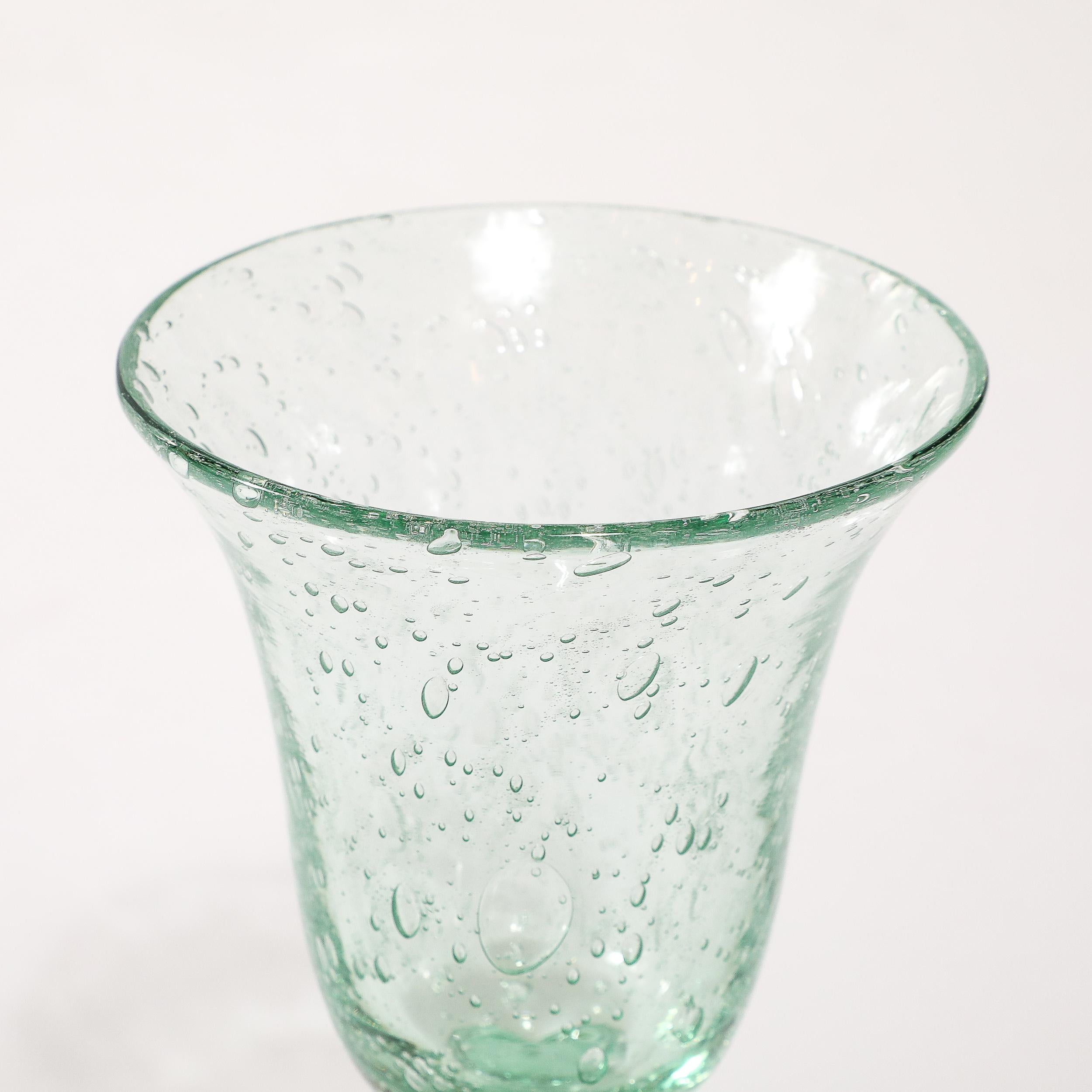 Ensemble de 6 verres à boire soufflés à la bouche La Verrerie de Biot en vente 5
