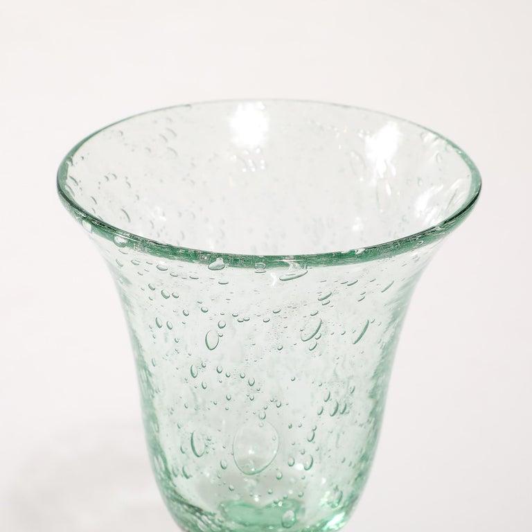 Ensemble de 6 verres à boire soufflés à la bouche La Verrerie de Biot en vente 5