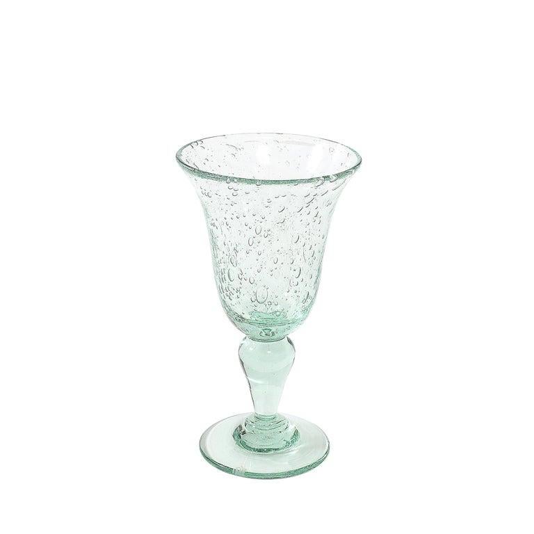 Mid-Century Modern Ensemble de 6 verres à boire soufflés à la bouche La Verrerie de Biot en vente