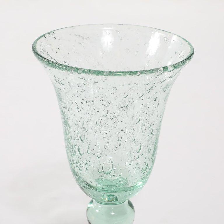 Ensemble de 6 verres à boire soufflés à la bouche La Verrerie de Biot Excellent état - En vente à New York, NY