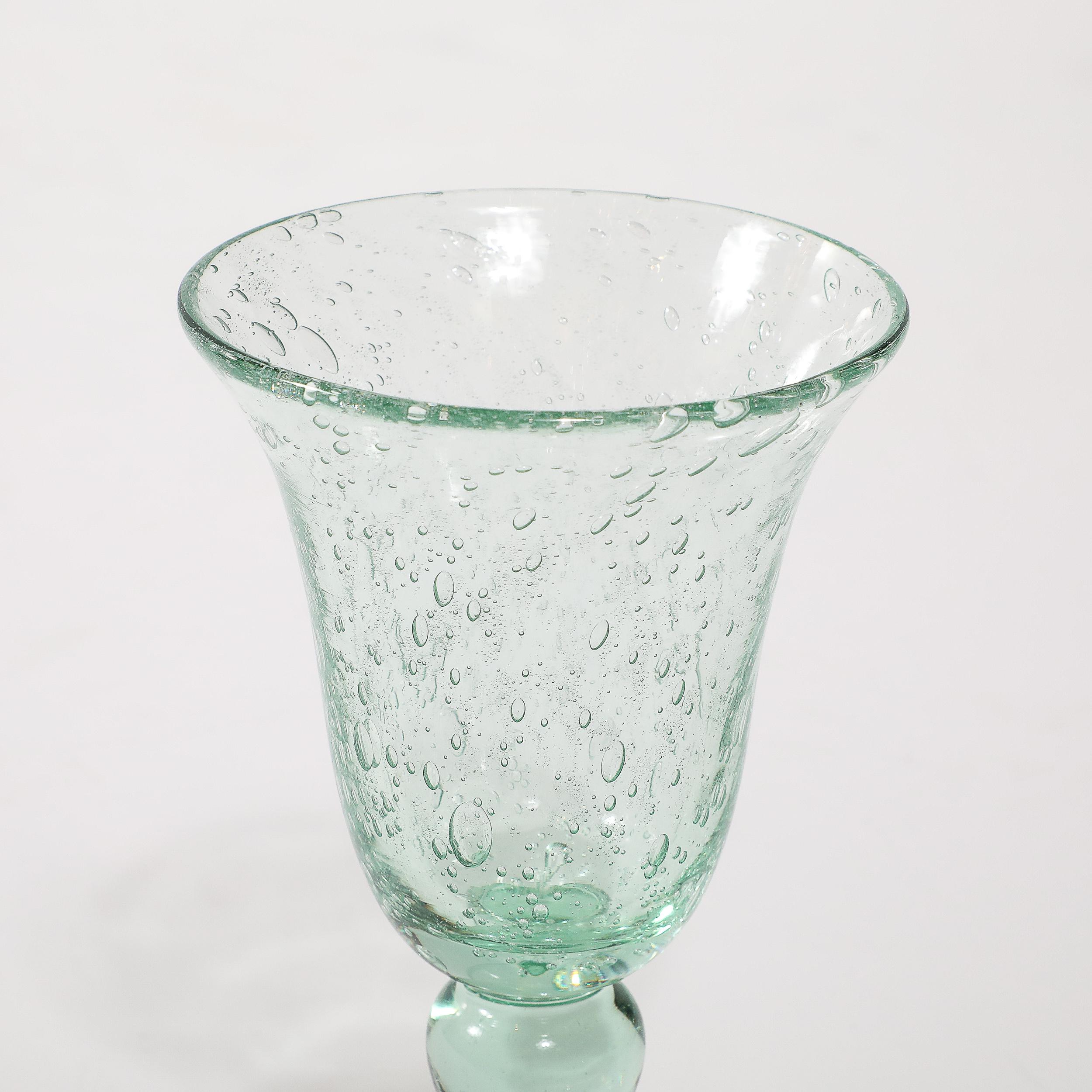 Ensemble de 6 verres à boire soufflés à la bouche La Verrerie de Biot en vente 1