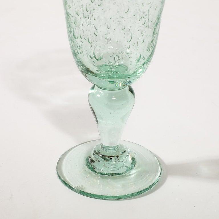 Ensemble de 6 verres à boire soufflés à la bouche La Verrerie de Biot en vente 2