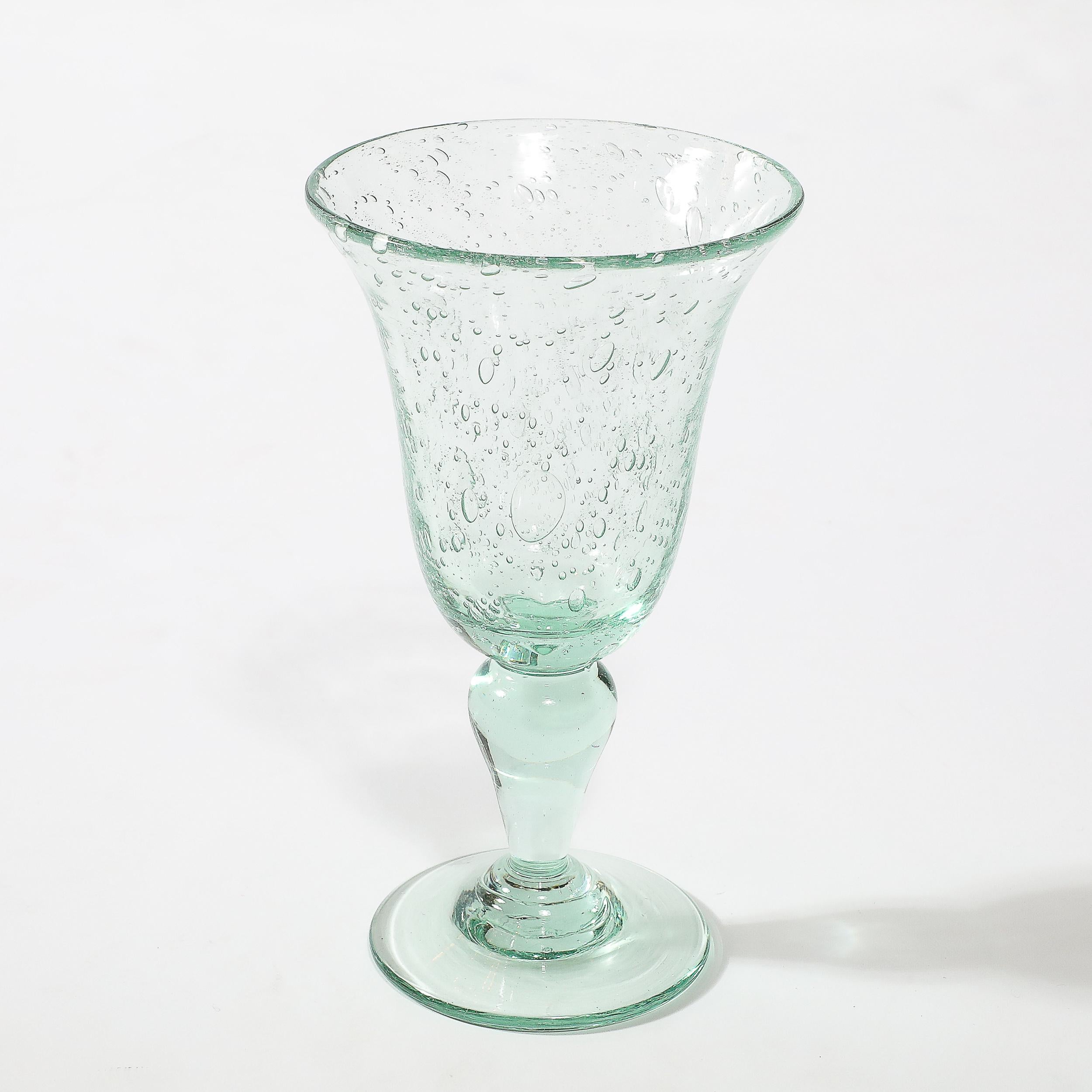 Ensemble de 6 verres à boire soufflés à la bouche La Verrerie de Biot en vente 3