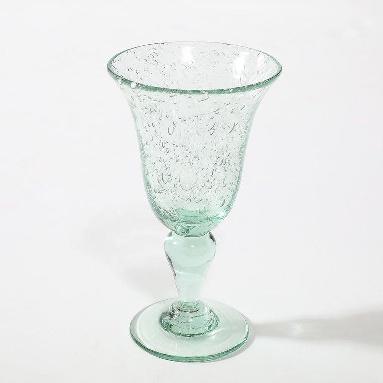 Ensemble de 6 verres à boire soufflés à la bouche La Verrerie de Biot en vente 3
