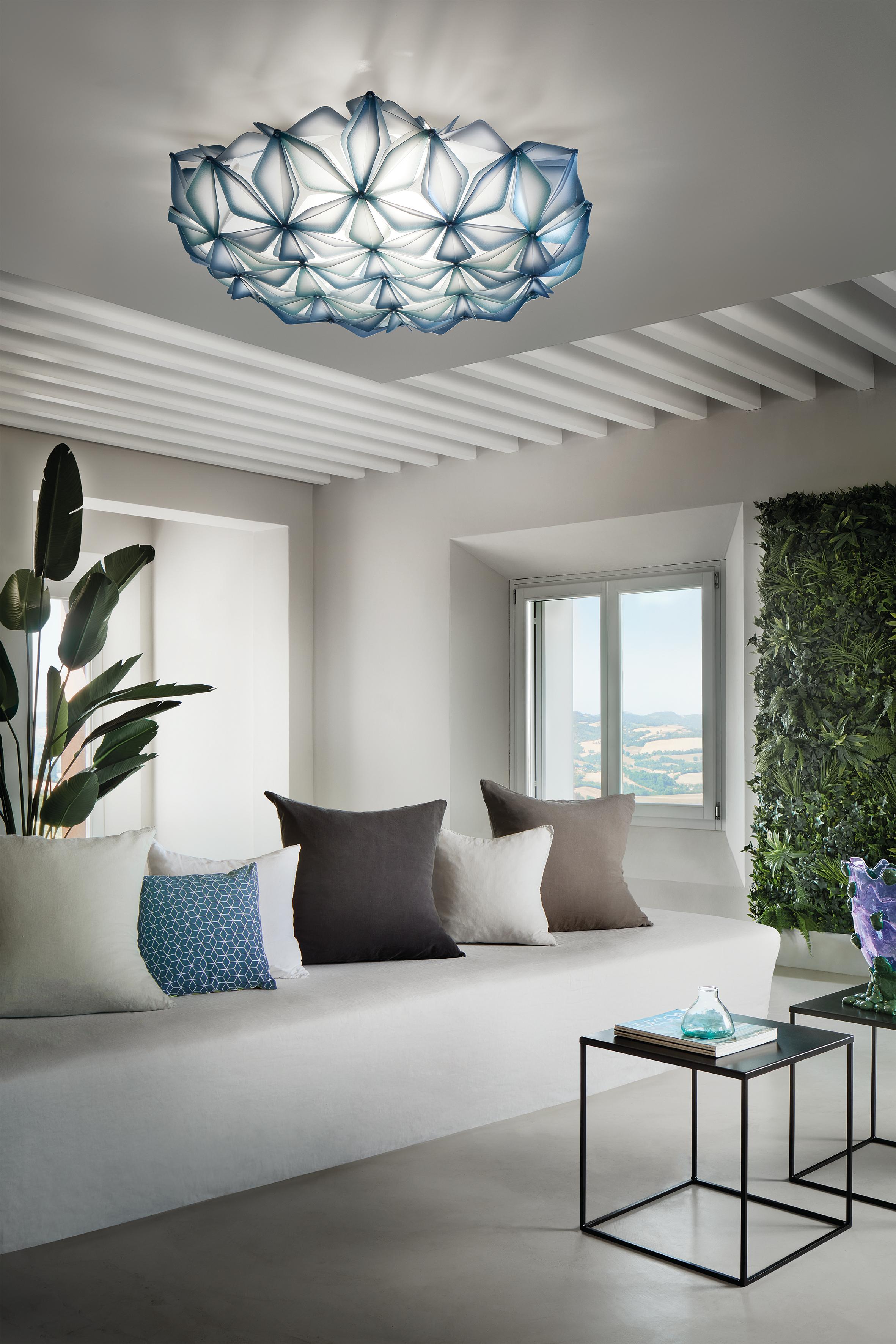 Moderno SLAMP - LA VIE ceiling/wall LARGE - BLUE - by Adriano Rachele in vendita