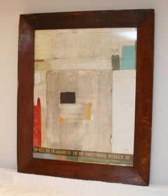 La Voz de la Juventud Abstract Collage by Artist Huw Griffith