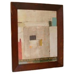 La Voz de la Juventud Abstract Collage by Artist Huw Griffith