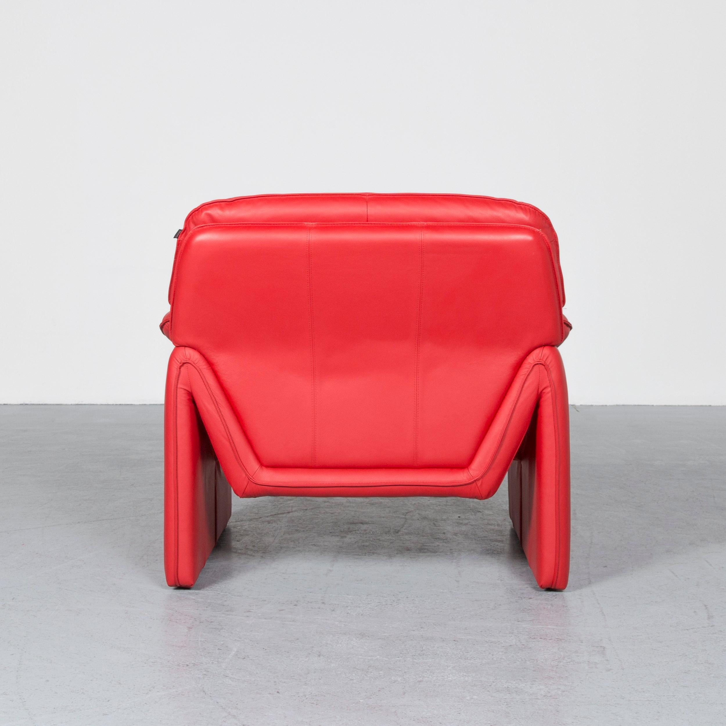 Laauser Atlanta Designer-Sofa, rot, zweisitzige Couch aus Leder im Angebot 13