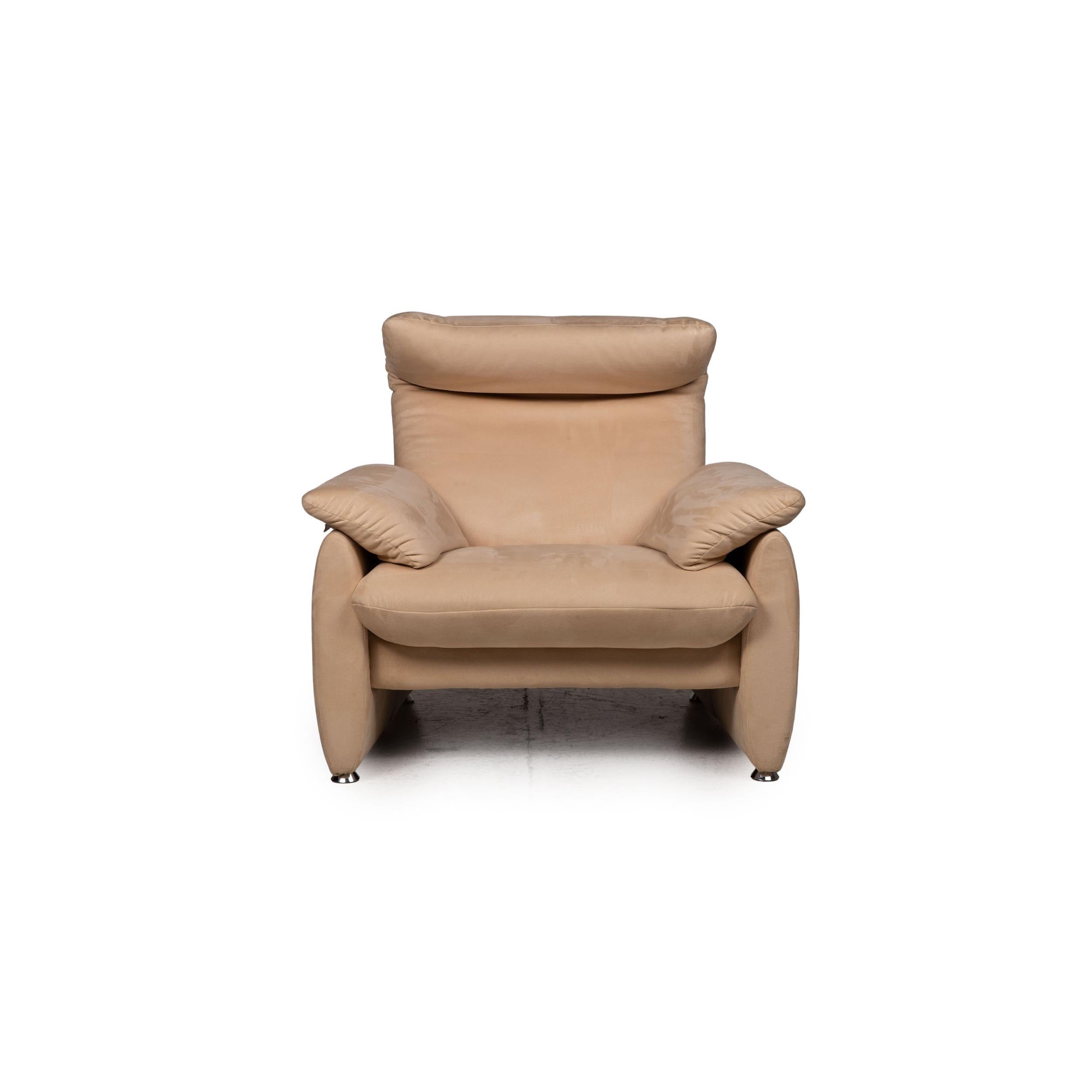Laauser Dacapo Fabric Armchair Beige Function For Sale 1
